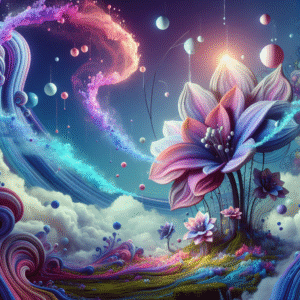 Dreamscape Garden of Liquid Thought