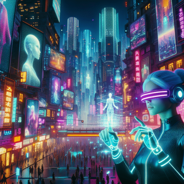 Neon Nexus: The Adaptive Reality Visor